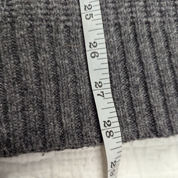 Eddie‎ Bauer Fisherman Sweater Grey Wool Blend Men's L - Picture 9 of 13